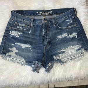 American Eagle Hi Rise Festival shorts size 10